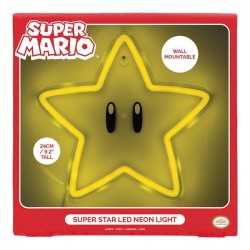 Paladone - Super Mario - Star Wall Mountable Led Neon Light